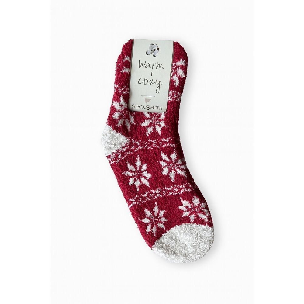 Socksmith Warm & Cozy Snowflake Socks NWT
